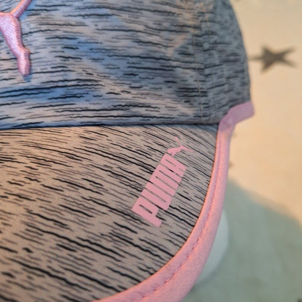 Puma Womens Evercat‎ Taylor Running Cap Grey/Pink - Picture 2 of 9